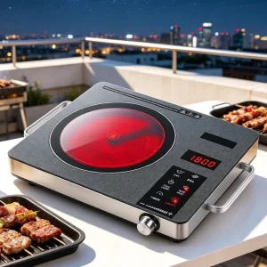 Induction Cooker 1800W Hot Plate No Radiation Multi-Function Portable Induction Cooker