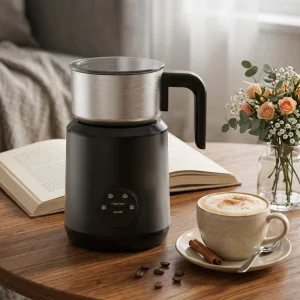 Induction Milk Frother with Multiple Froth Density Options 550W Electric Household Use