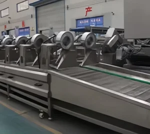 Industrial Automatic Food Dehydrator Cold Air Drying Machine Fan Ozone Air Bubble Cleaning 304 Stainless Steel Fruit Vegetable