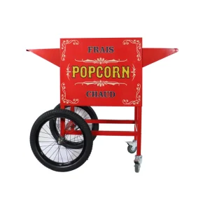 Industrial Commercial Popcorn Machine Cart Red for Food Stand