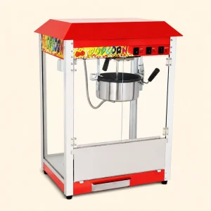 Industrial Commercial Popcorn Machine Electric Countertop Popcorn Maker Stainless Steel for Movie Theater Shop Use