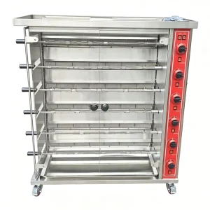 Industrial Commercial Stainless Steel 3/6/9 Layer Rotary Gas and Electric Chicken Grill Rotisserie Machine Roast Chicken Stove