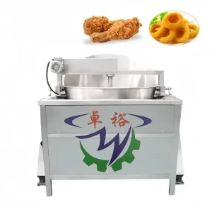 Industrial Electric Gas Semi Automatic High Efficiency Stainless Steel Commercial Grade Deep Fryer for Large Scale