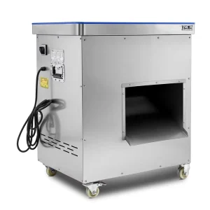 Industrial Electric Meat Cutter 304 Stainless Steel 200mm Blade 4000W Adjustable Thickness Meat Slicer 3-30mm Food Plant