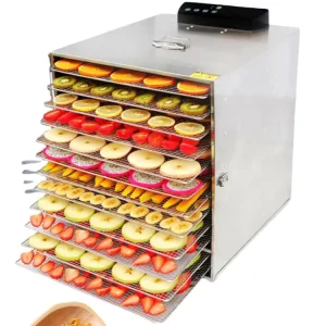Industrial Food Dehydrator Electric Fruit Dryer 220V 1000W Dehydration Machine for Food Processing
