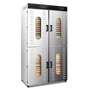 Industrial Food Dryer Dehydrator Drying Machine Commercial Vegetable Fruit Stainless Steel Fruit Dehydrator 32 Layer