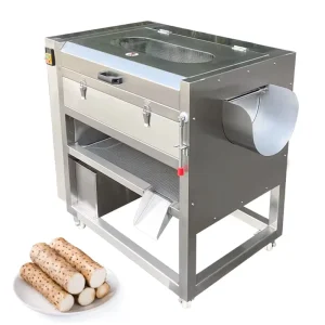 Industrial Fruit Carrot Orange Potato Garlic Brush Roller Washer Cleaning Washing and Peeler Machine
