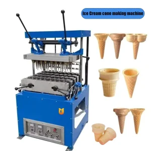 Industrial Ice Cream Cone Making Machine Wafer Cone Forming Equipment Waffle Coffee Cup Maker Machine