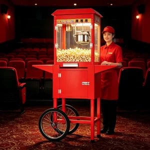 Industrial Popcorn Machine 304 Stainless Steel Caramel Maker for Bakery