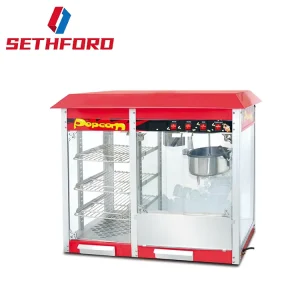 Industrial Popcorn Making Machine Vending Sweet Commercial Popcorn Machine Popcorn Maker with Display Cabinet