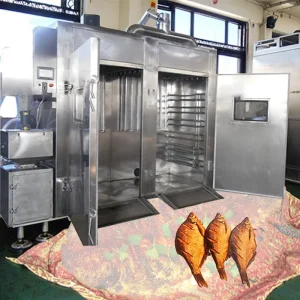 Industrial Smoker Oven Beef and Brisket Rotisserie Cold Smoked Meat Making Machine for Sausages Salmon Cheese