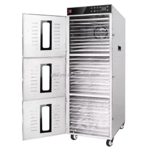 Industrial Stainless Steel Food Dehydrator Automatic Tray Dryer Oven Electric Fruit Vegetable Drying Machine for Fish Vegetable