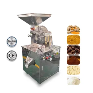 Industrial Stainless Steel Spice Grinding Machine Electric Chili Pepper Pulverizer for Fine Powder Processing