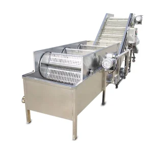 Industrial Stainless Steel Vegetable Air Bubble Washing Machine with De stoner for Food Processing Plant