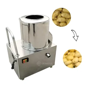 Industrial Use Ginger Peeler and Washer Machine Potato Yam Cleaning Peeling Machine