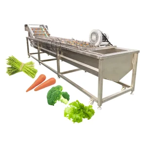 Industrial Vegetable Washing Machine Shrimp Fruit Belt Conveyor Washer Carrots Sorter Grader Lettuce Washing Machine