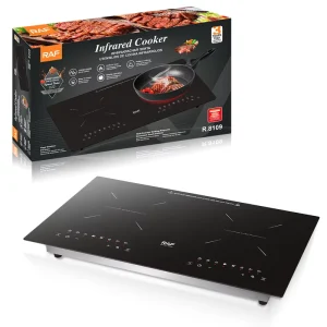 Infrared Cooker Utensilios De Cocina Infrarrojos 2200W+2200W Dual Zone Touch Control Fast Heating with Uniform Heat