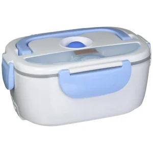Intelligent Automatic Electric Lunch Box 1.1L Mobile Fast Food Heater With Cutlery