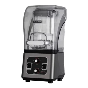Intelligent Commercial Blender for Home Hotel Use 1.8L Juice Bar Plastic Ice Crush Jug Soundproof Cover Durable