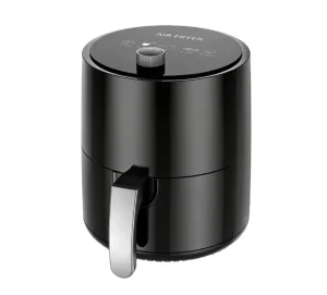 Intelligent Electric 2.5L Air Fryer Oven Single Basket Oil Free Mechanical Baking Cool Handle Home Use