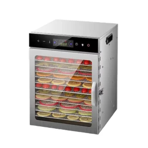 Intelligent Premium Multifunctional Stainless Steel Electric Automatic Food Dehydrator Machine for Fruits Vegetables Snacks