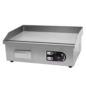 Iron Tabletop Teppanyaki Electric Griddle 220-240V 2.8KW Flat Plate Grill