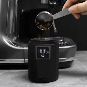 Italian Coffee Bean Weighing Digital Smart Pour-Over Mini Portable Kitchen Coffee Scale Cup 500g Battery Non-Slip Platform