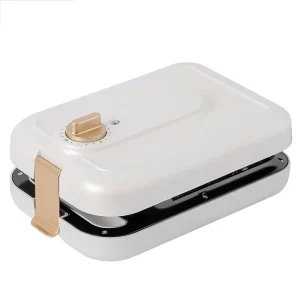 Ivory White Electric Breakfast Maker for Waffles Sandwich Bubble Egg Cake Toaster Breakfast Station Machine With 3 Trays