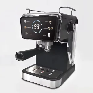 JH C5282 Smart Semi Automatic Espresso Coffee Machine 1.5 L Digital Mode Control Programmable Cold Hot Brew VDE Plug for Hotels