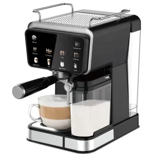 JH C7286 Electric 20 Bar Stainless Steel Pump Semi Automatic Espresso Coffee Maker Cappuccino Latte Hotel Portable
