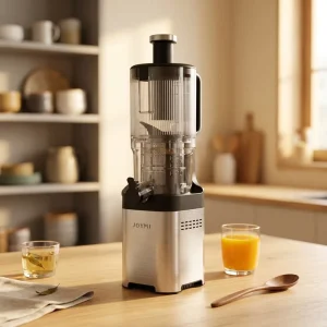 JOYMI Vertical Wide Feed Mouth Slow Juicer Electric Fruit Juicer Machine for Home