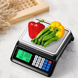 J&R 20kg 30kg Waterproof Counting Scale Bench Scale Rechargeable Electronic Price Calculating Computing Weight Scale for Fish