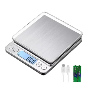 J&R High Precision Best Selling Digital Hair Salon Weight Scale 3kg 0.1g Kitchen Food Scale