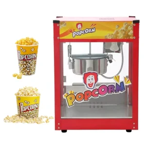 JTP 6A 1.45KW 220V Commercial Electric Popcorn Maker 6Oz Automatic for Restaurant Use