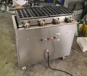 Japanese Standard Size Multi hole Takoyaki Maker Stainless Steel Gas Fully Automatic Takoyaki Machine