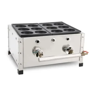 Japanese Style Cast Iron Pan Takoyaki Grill Maker Electric Takoyaki Making Machine 8CM Big Fish Ball Grill