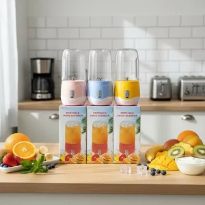 Juice Cup Juicer Blender Portable USB Rechargeable Mini Wireless Brushless Motor 450mL Capacity Silent Juicer