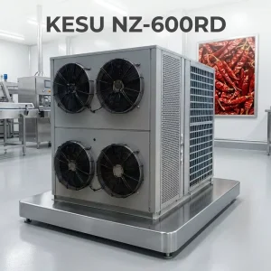 KESU NZ 600RD Stainless Steel Chili Dehydrator Precise Temperature Control Commercial Pepper Dryer Machine