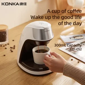 KONKA Electric Stainless Steel American Coffee Maker Household Automatic Brewing Tea