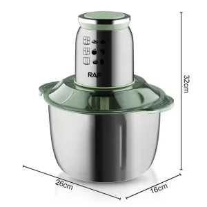 Kitchen 5L Stainless Steel Mincer Meat Grinder Food Chopper Fufu Making Machine Electric Food Processor