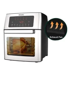 Kitchen Appliance 15L Square Modern Household Electric Air Fryer Toaster Oven Plastic Oil Free Digital Control 12 Auto Menus