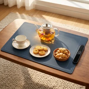 Kitchen Appliance Adjustable Temperature Portable Electric Silicone Coil Heating Tray Warming Mat Heating Plate