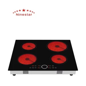 Kitchen Appliance Hot Plate 4 Burners Infrared Cooker Electric Ceramic Hob