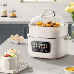Kitchen Appliance Smart Electric Ceramic Slow Cooker Porridge Bone Broth Making Sous Vide Slow