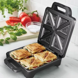 Kitchen Appliances Aluminium Die Casting Plate Breakfast Toaster Sandwich Makers