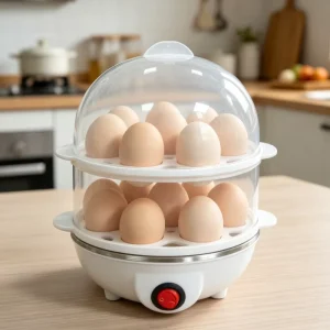 Kitchen Appliances Household Portable Automatic Mini Egg Cooker Machine Egg Boiler Electric Boiling Egg Steamer
