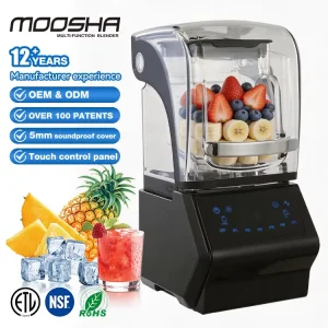 Kitchen Bar 2200W NSF Certified 1.5L 2L Electric Soundproof Heavy-duty Commercial Blender