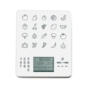 Kitchen Calorie Heat Nutrition Scale Accurate Electronic Digital Glass Food Scale Battery Backlit