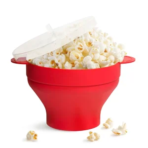 Kitchen Collapsible Silicone Microwave Popcorn Popper Popcorn Maker
