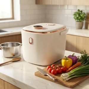 Kitchen Cooking Rice Coker Food Cook Electric Multi Cooker Ceramic Coating Inner Pot Multicooker 1.6L Rice CookerK